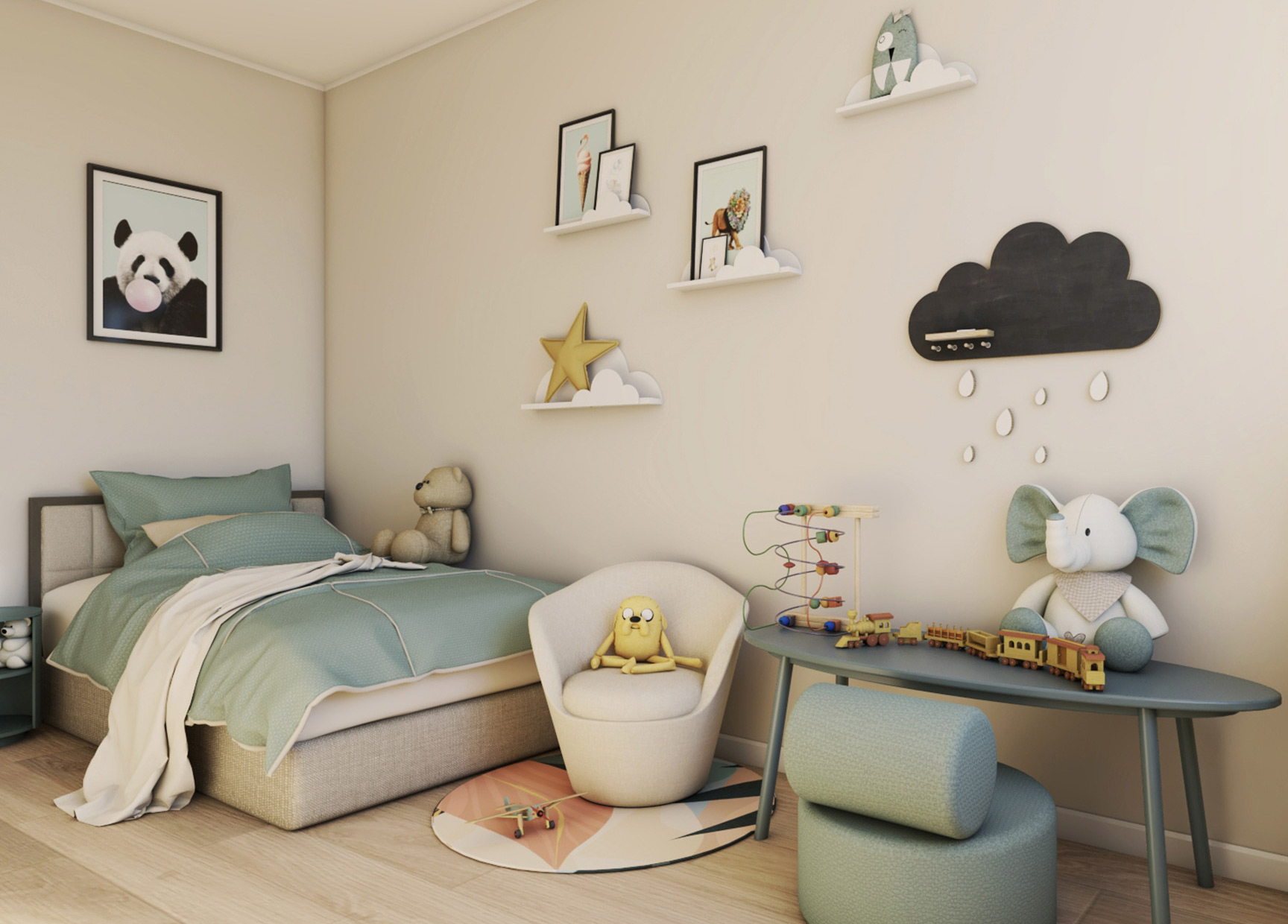 Render cameretta
