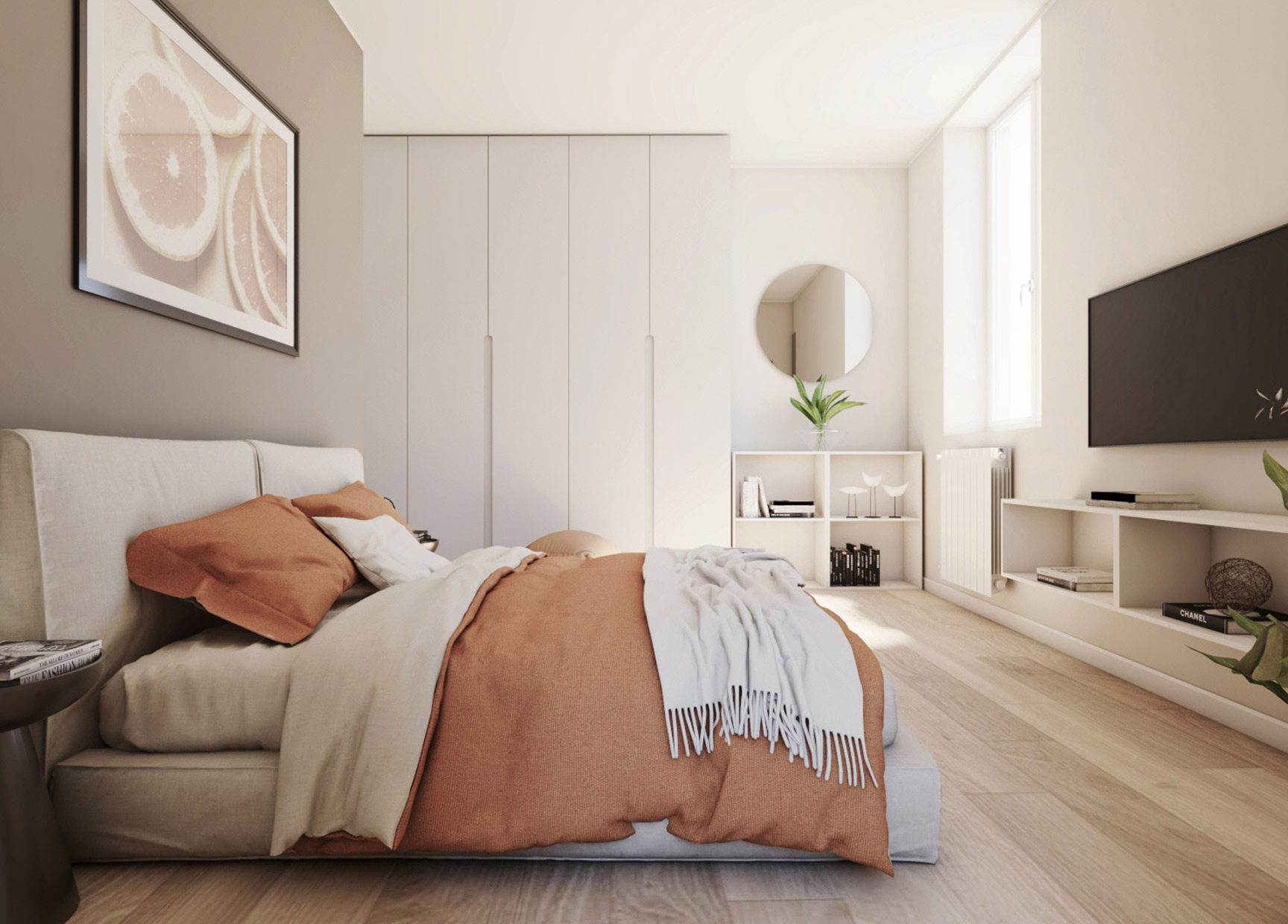 Render vista zona notte
