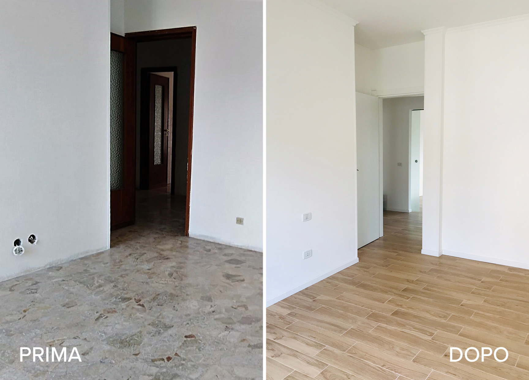Foto prima-dopo lavori