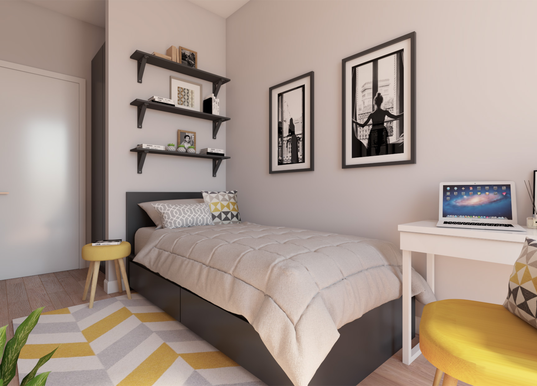 Render cameretta