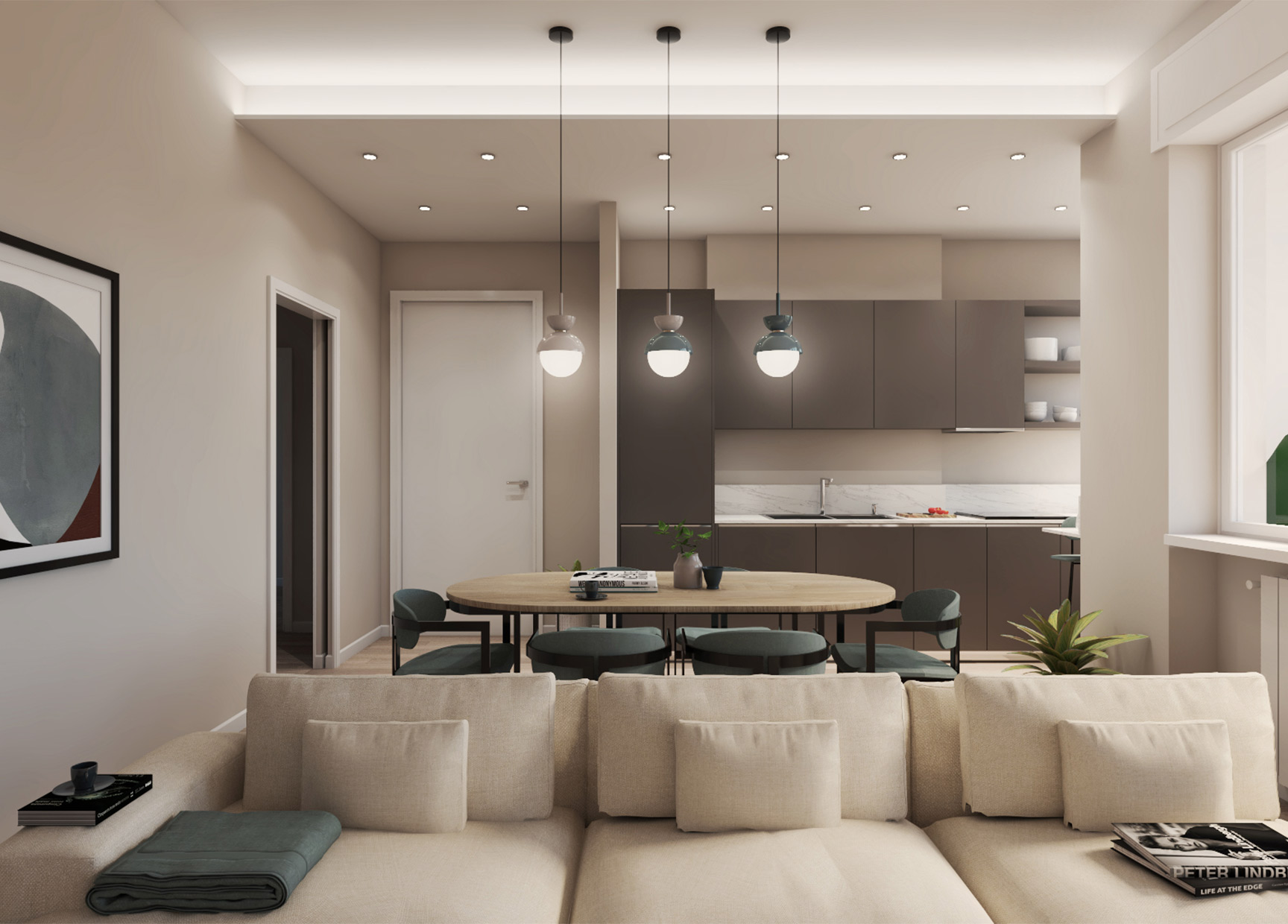Render zona giorno
