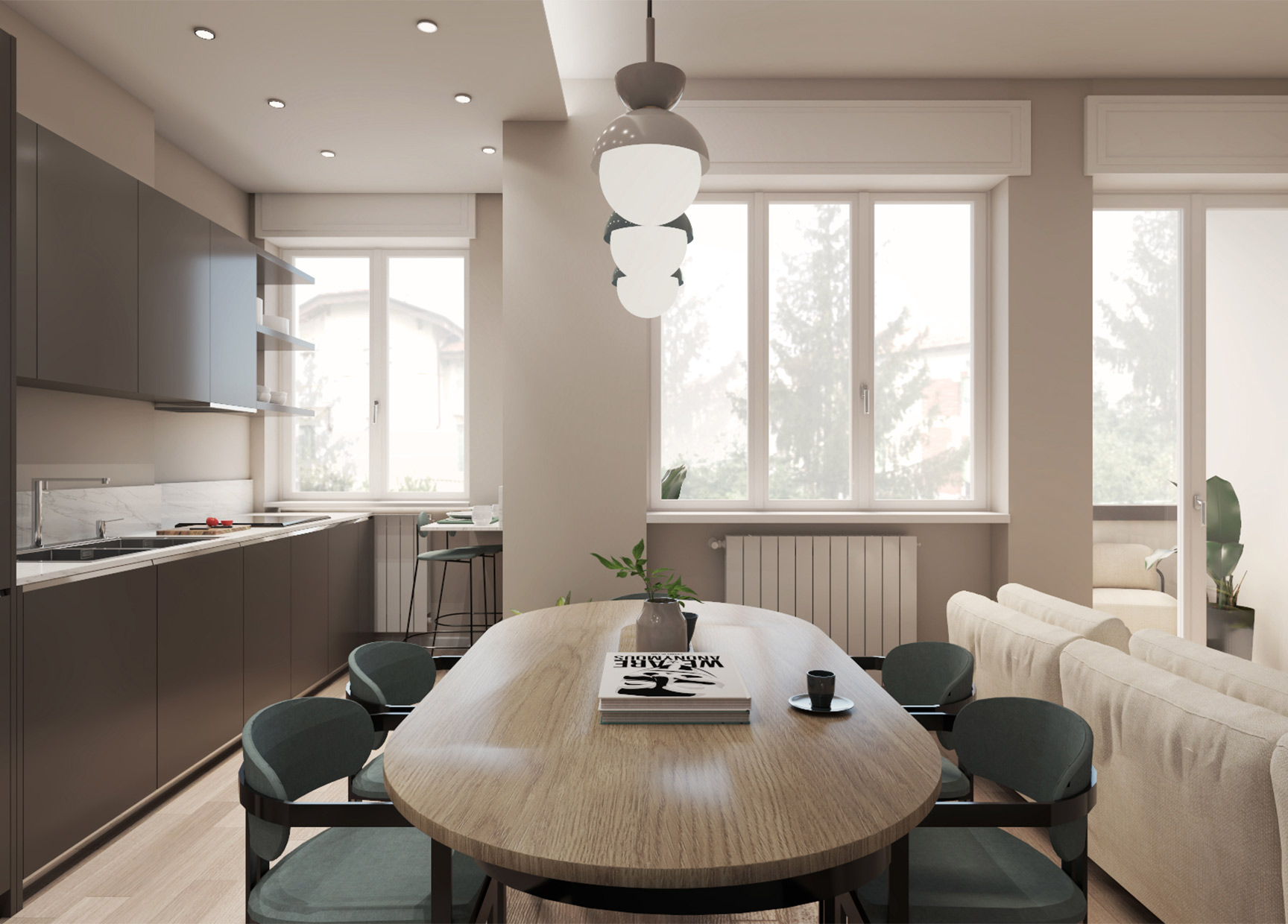Render zona pranzo