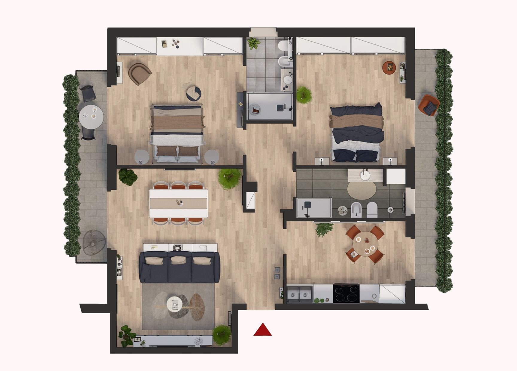 render pianta