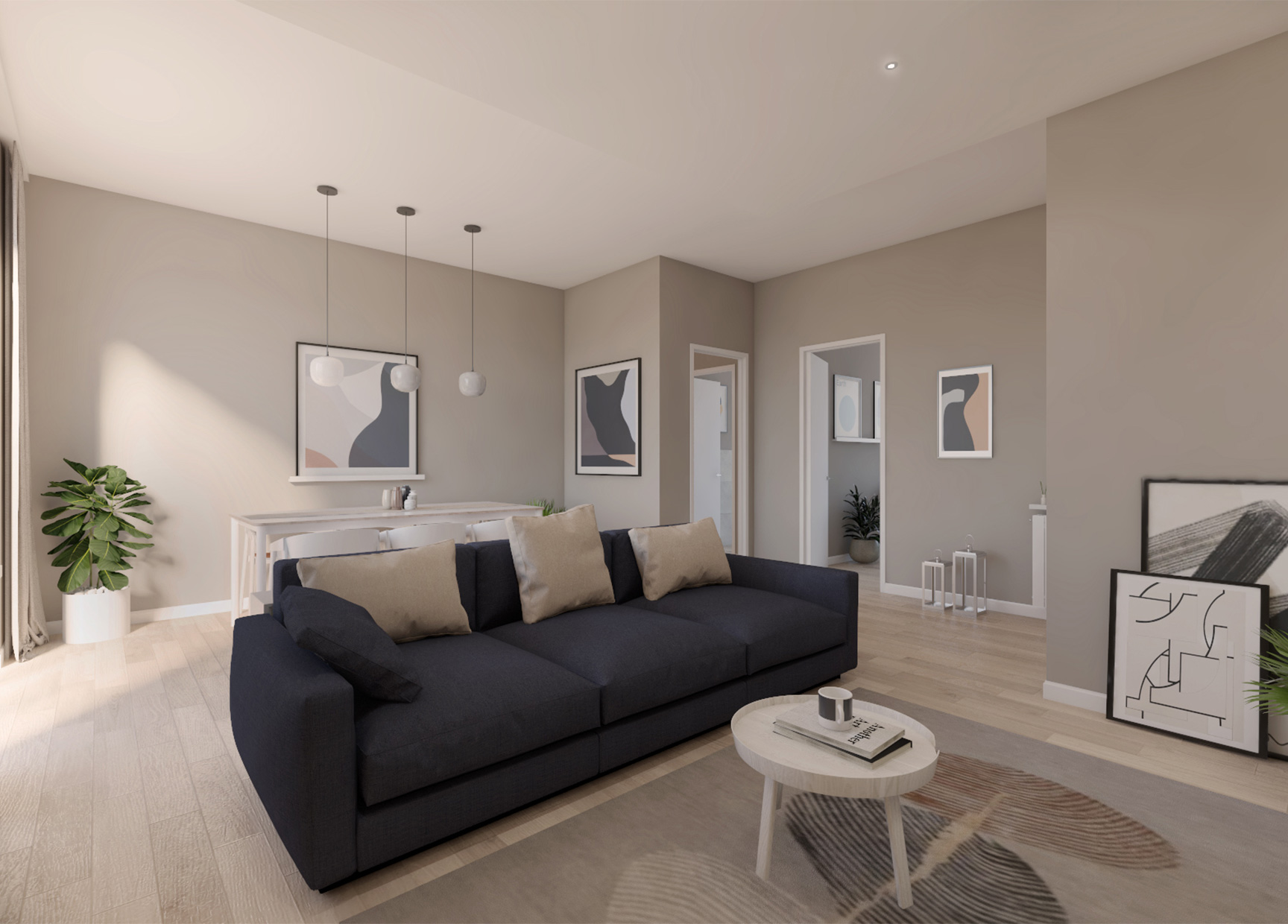 Render zona giorno