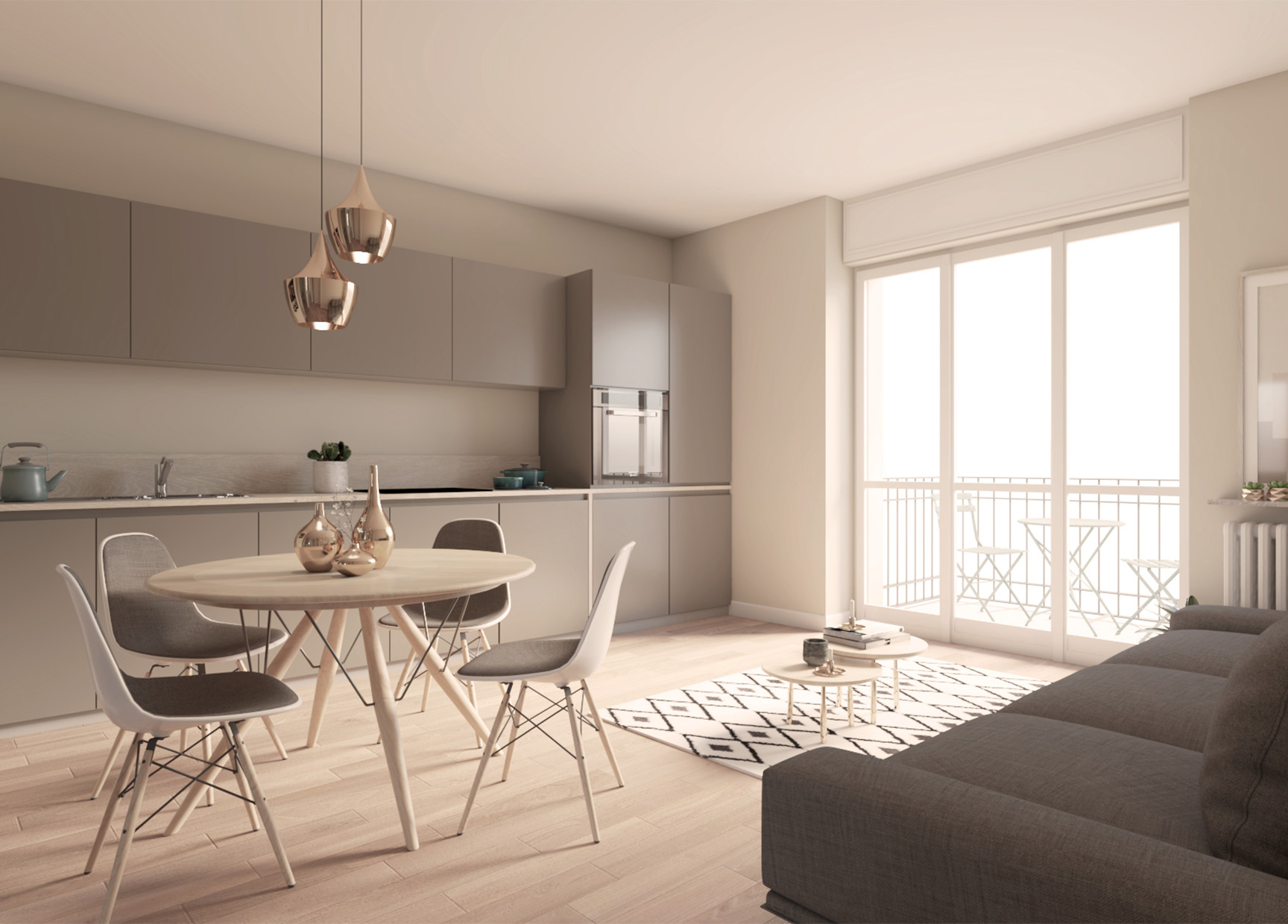 Render zona giorno