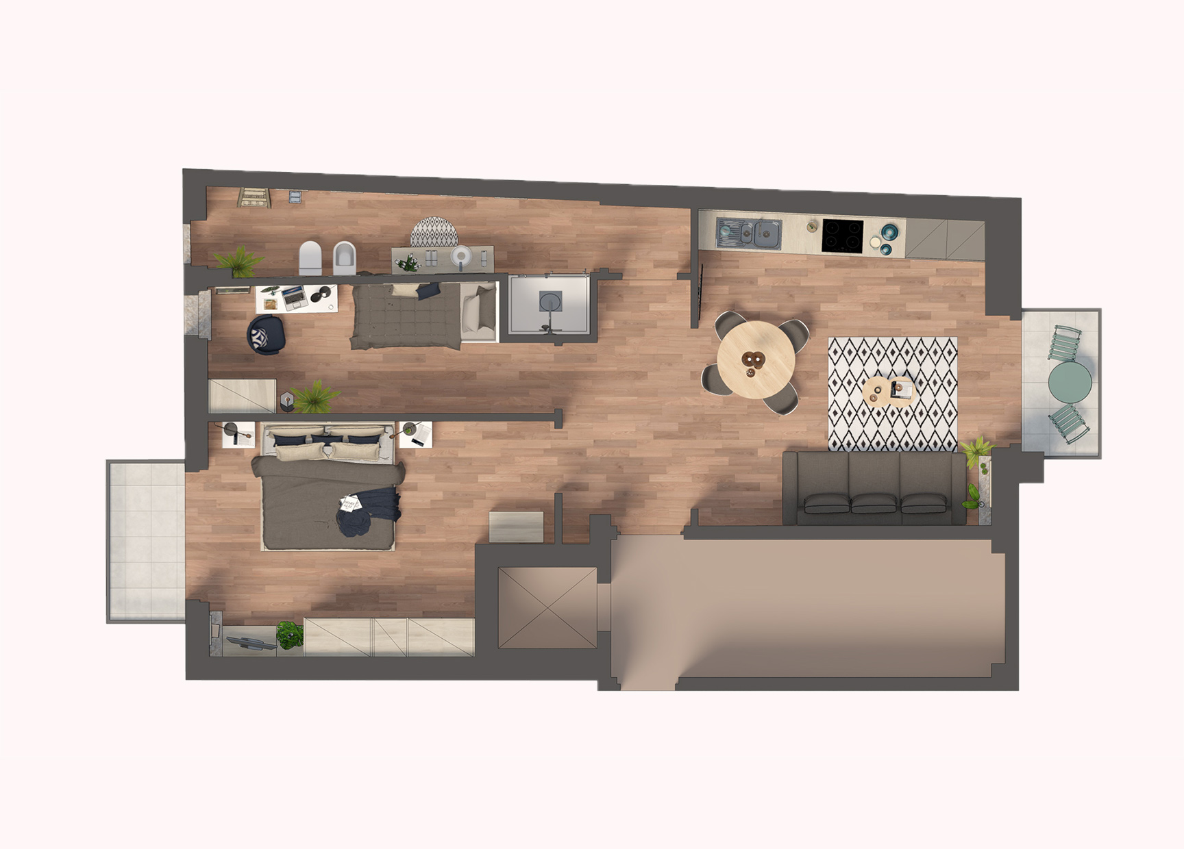 Render pianta