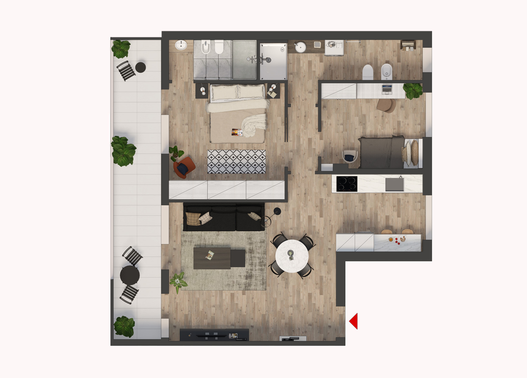 Render pianta
