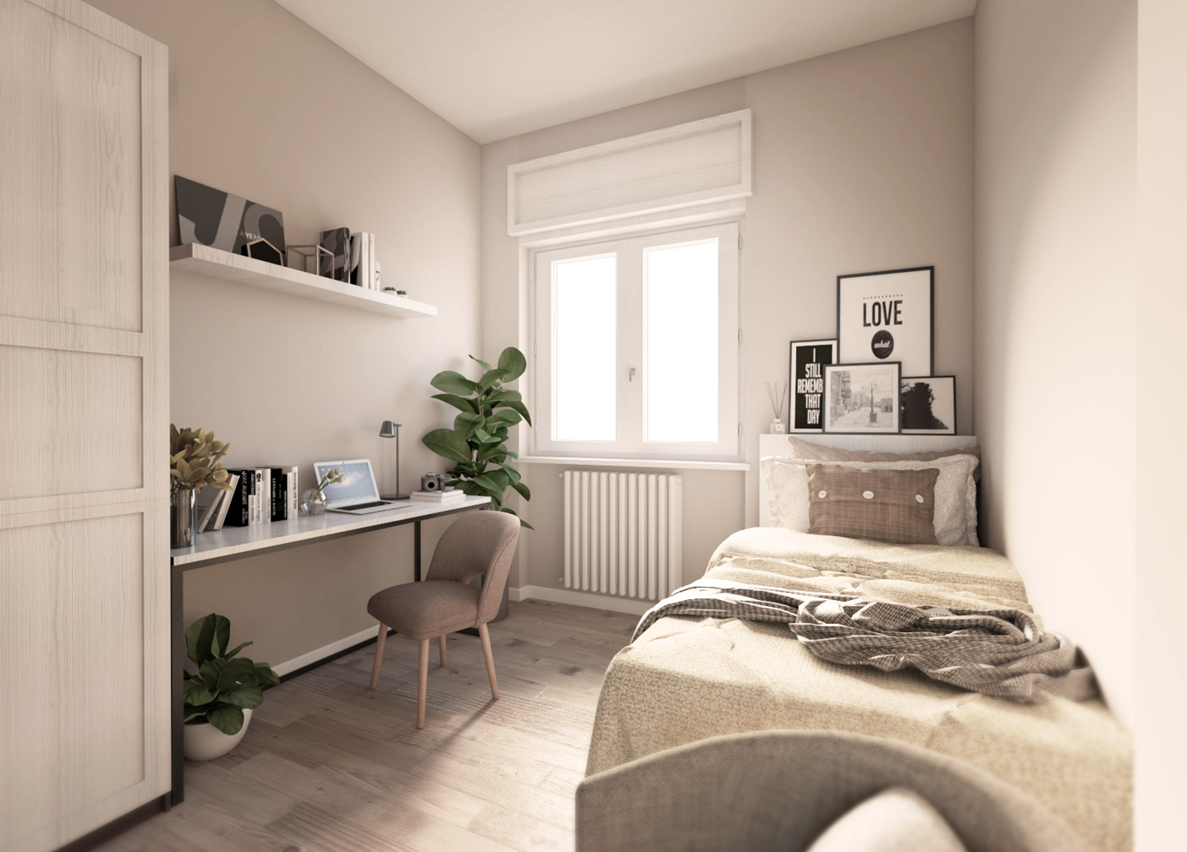 Render cameretta