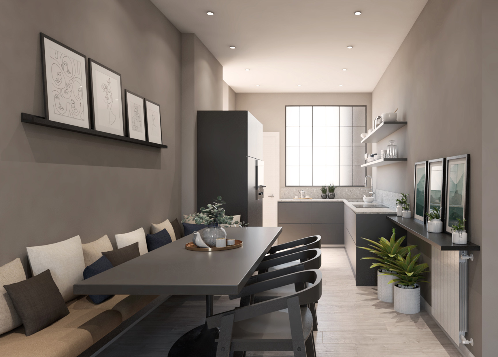 Render zona giorno