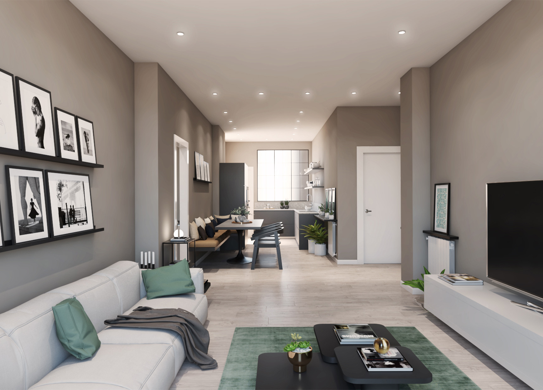 Render zona giorno