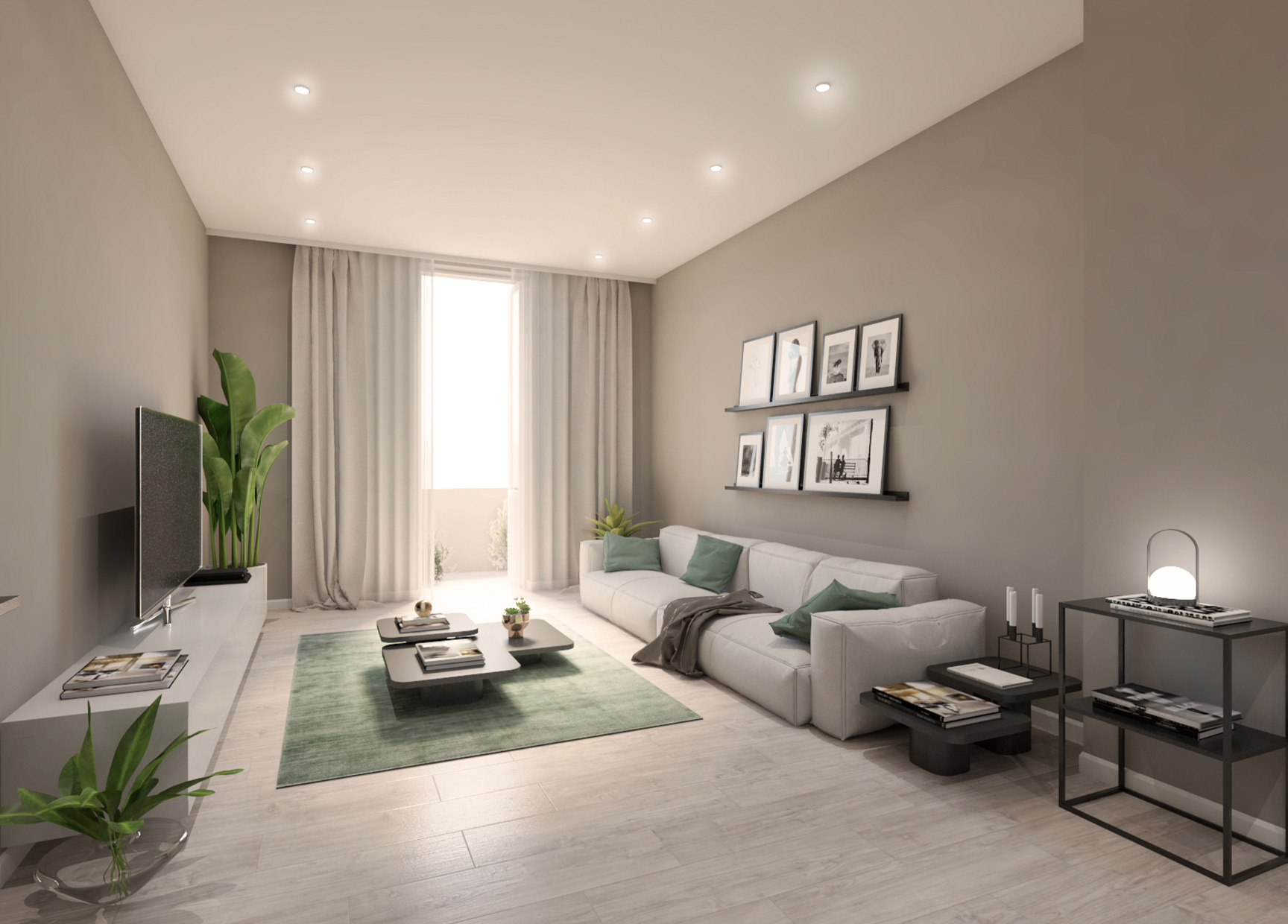 Render zona living