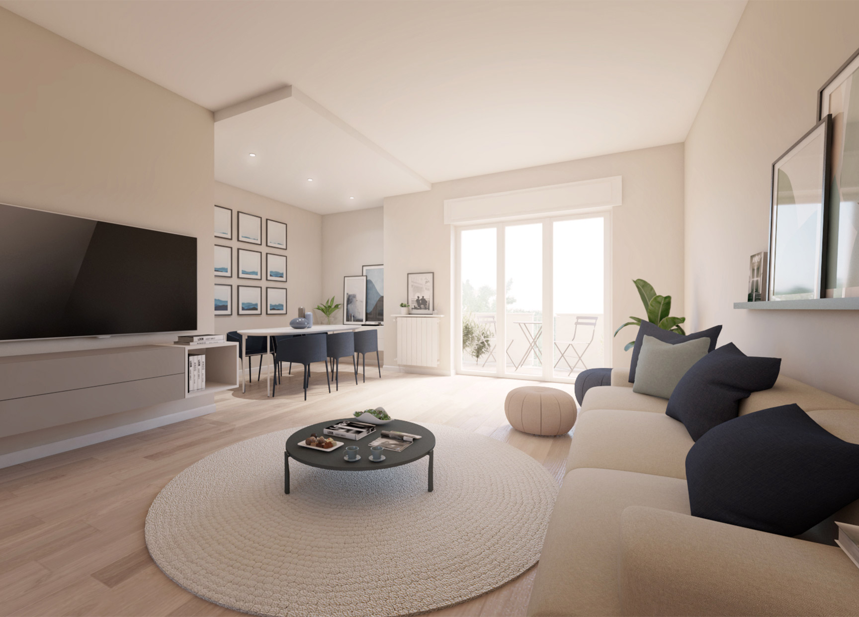 Render zona giorno