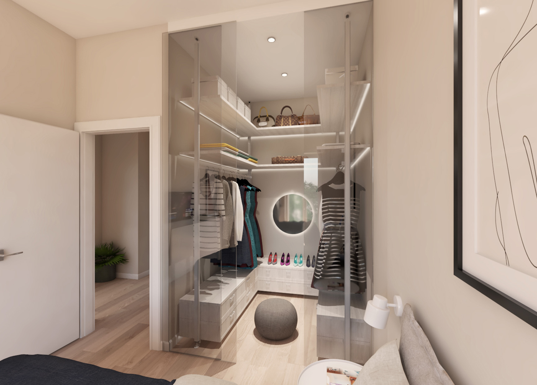 Render cabina armadio