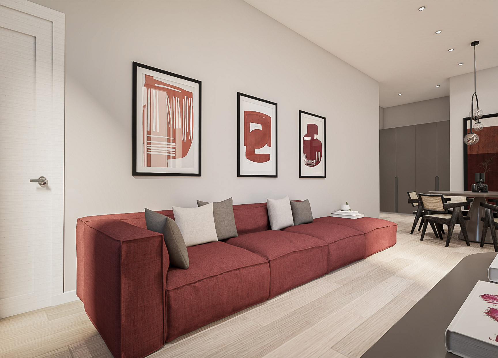Render del salotto